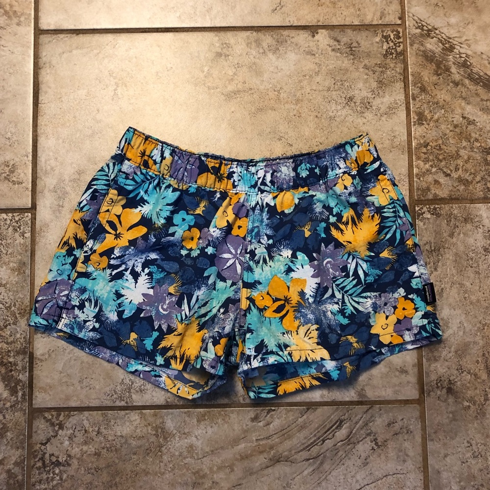 SOLD Patagonia Floral Barely Baggies - Picture 1 of 4